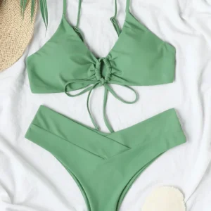 Maillot de bain push-up pour femme, ensemble sexy d'été, micro bikini deux pièces, maillot de bain brésilien, nouveauté