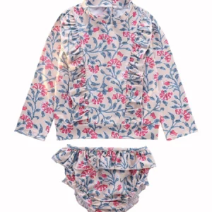 Maillot de bain sirène deux pièces pour filles - Parfait pour la piscine et les sources chaudes !