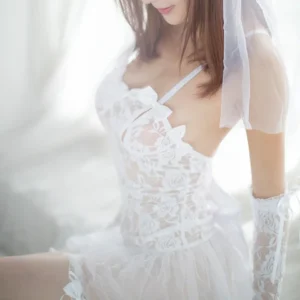 Lingerie sexy, robe de mariée blanche en dentelle pure et douce, uniformes, tenue en gaze de dentelle transparente érotique, costume de princesse transparent