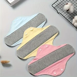 Serviettes hygiéniques lavables en coton, lot de 6, anti-fuites, pour l'incontinence, réutilisables, pour personnes âgées