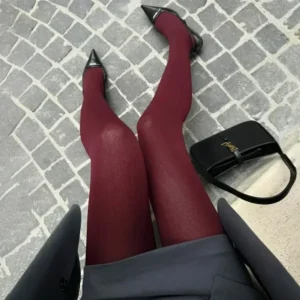 Collants pour femmes, bas et collants ultra-élastiques, leggings grandes tailles rouges, collants sexy pour femmes, printemps, automne, hiver, année 2024