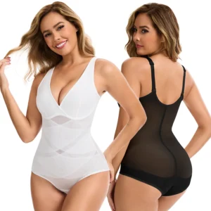 Body sexy pour femme, body gainant intégral à bretelles ajustables, sous-vêtements gainants, gaine ventre plat, gaine amincissante