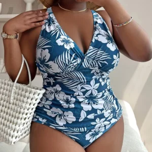 Maillot de bain deux pièces grande taille pour femme 2024, bikini sexy, maillot de bain de plage, monokini, tankini
