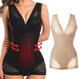 Body gainant push-up pour femme, gaine amincissante ventre plat, corset gainant taille haute