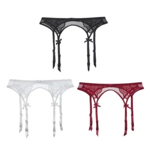 Porte-jarretelles pour bas cuissardes, porte-jarretelles sexy taille haute pour lingerie féminine