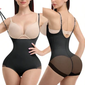 Gaine amincissante pour femme, body gainant ventre plat, ceinture sculptante, sous-vêtements amincissants, gaine ventre plat à décolleté ouvert