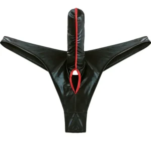 String pour homme, lingerie sexy, sous-vêtements avec trou pour les testicules, slips gainants fermés, strings à nez d'éléphant, jockstraps, slips