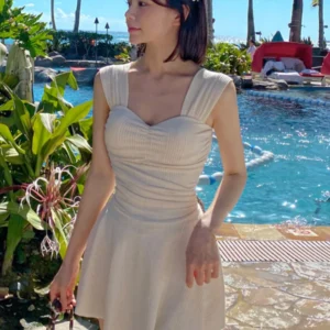 Maillot de bain une pièce pour femme, couvrant le ventre, amincissant et sexy, style féerique, idéal pour les sources thermales. Maillot de bain décontracté.