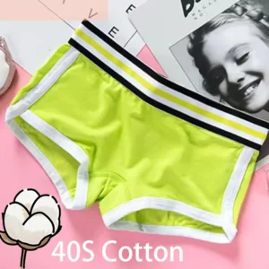 Boxers en coton pour femmes (taille 40S), doux et respirants, parfaits pour l'été, idéaux pour les étudiantes, le yoga, la gym et le sport. Sous-vêtements