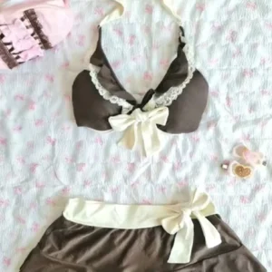 Maillot de bain femme été, nouveau bikini sexy trois couleurs, taille basse, style plage, coupe trois points, style Instagram
