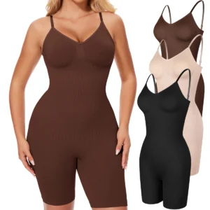 Body gainant pour femme, contrôle du ventre, gaine intégrale, short amincissant pour les cuisses, corset minceur, sous-vêtements amincissants, gaine ventre plat