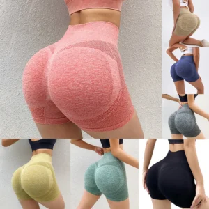 Shorts de sport pour femmes, nouveauté cyclisme, jogging, fitness, taille haute, push-up, leggings, vêtements de yoga pour femmes
