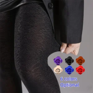 Collants à paillettes grandes tailles, bas brillants à motifs pour femmes, collants extensibles d'épaisseur moyenne, mode toutes saisons, design élégant