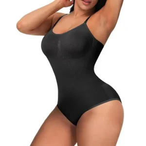 Body gainant opaque, gaine amincissante pour femme, haut sculptant le ventre et les cuisses, corset amincissant. Sous-vêtements amincissants.