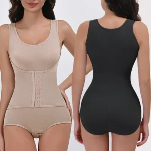 Body gainant à double boutonnage, gaine ventre plat, corset post-partum, corset confortable