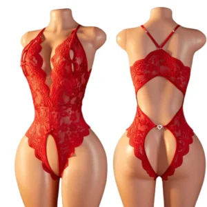 Lingerie transparente pour femmes, sous-vêtements érotiques ultra sexy, pyjamas sexy, nuisettes en dentelle sans entrejambe, body sexy, tenue sexy