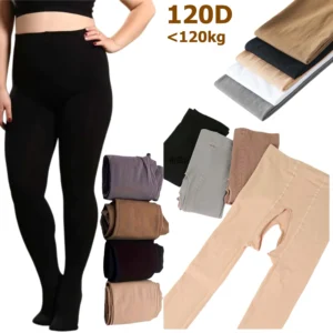 Collants grande taille pour femmes 120D chauds, taille haute, gainants, extensibles et confortables, leggings d'hiver, collants sculptants