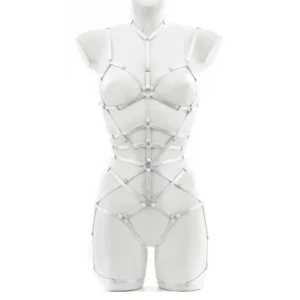 Harnais sexy pour femme, ceinture BDSM, lingerie bondage, porte-jarretelles, lingerie en cuir, vêtements fétichistes gothiques, tenue de festival rave
